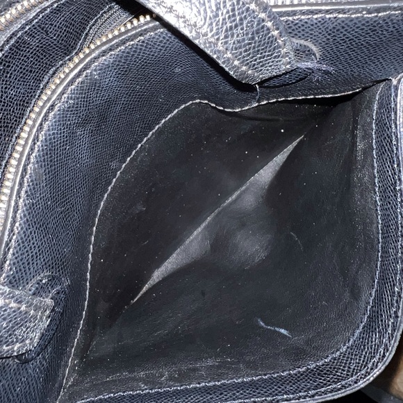 Rare Chanel Vintage Caviar Shoulder Bag - Authentic Black Leather - Picture 15 of 16